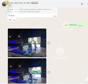 Plancher de danse numérique Homei à 64 pixels, éclairage LED 20W, idéal pour les événements et les fêtes - Product Image 5