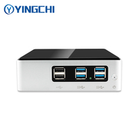 YINGCHI Mini PC NUC J6412 HD DP Home Office DDR4 RAM Ordinateur de bureau Win10 Linux