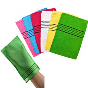 Guantes Exfoliantes Personalizados con Logotipo, Guantes Exfoliantes Coreanos, Toalla Exfoliante Corporal Italiana para Spa, Eliminador de Piel Muerta - Product Image 1