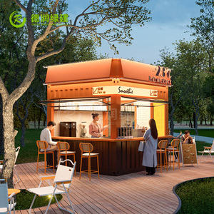 Negozio Prefabbricato in Container Postmoderno Creativo con Certificazione CE per <span class=keywords><strong>Mini</strong></span> Supermercato e Negozio di Convenienza all'Aperto - Product Image 2