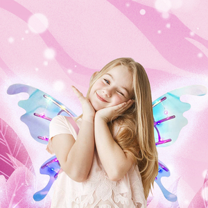 Ailes de <span class=keywords><strong>papillon</strong></span> de Noël, jouet volant, cadeau, ailes de fée mobiles, jouets d'Halloween, ailes de <span class=keywords><strong>papillon</strong></span> électriques à LED pour filles - Product Image 6