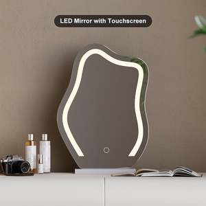 Led ayna ve Modern ışıkları ile yatak odası mobilyası bâtıla çekmeceler tasarımlar makyaj Vanity masa soyunma masa seti Dresser - Product Image 3