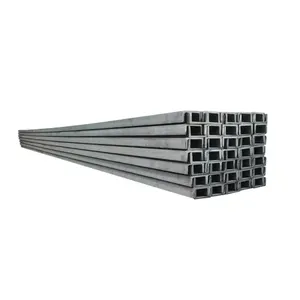 Alta fiabilidad Z C U en forma de acero suave Metal 4x2 pulgadas MS canal Beam 100x50x6mm