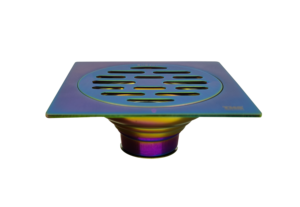 Desagüe de Piso Arcoíris 100×100 mm Ø50 Anti-Olor |   Latón de Primera Calidad |   THS Thermostyle ® - Product Image 3