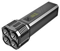 Lampe torche portable 1200LM, charge rapide USB-C, kit d'urgence automobile 10000mAh, démarreur de secours 1000A pour camions et motos