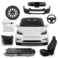 Kits de carrosserie pour pare-chocs avant Tesla Model 3/Y - Plastique ABS léger, robuste, fixation par boulons, ajustement universel, boulons de taille standard