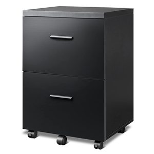 Factory Direct Letter Legal Size 2 Drawer Wood File Cabinet Mobile Lateral Filing Cabinet with Storage