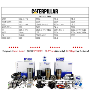 Kit Revisione Motore IZUMI ORIGINAL <span class=keywords><strong>Cat</strong></span> Liner 3066 3304 3306 C4.4 C6.4 C6.6 C7 C9 C10 C13 C15 C18 3116 3126 3406 3412 - Product Image 6