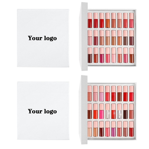 Kit de Rouge à Lèvres Liquide Mat et Brillant Imperméable en Tubes Petits (24 pièces) – Marque Privée Personnalisée MLM - Product Image 3