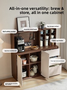 Buffet <span class=keywords><strong>de</strong></span> style moderne, meubles <span class=keywords><strong>de</strong></span> salle à manger chinoise, compartiments <span class=keywords><strong>de</strong></span> <span class=keywords><strong>rangement</strong></span> spacieux pour la cuisine, utilisation en extérieur, hôtel, panneaux <span class=keywords><strong>de</strong></span> particules - Product Image 4