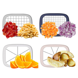 4 lưỡi thép không gỉ Hướng dẫn sử dụng Báo Chí Heavy Duty Rau Cutter cho khoai tây rau/Trái Cây-đa chức năng máy rửa chén an toàn - Product Image 3