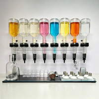 Nouveau design de distributeur de parfum à 8 têtes sur pied, pompe de distribution de parfum, bar à parfum, distributeur de liquide