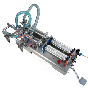 Machine de remplissage liquide orale automatique pour la petite machine de remplisseur de bouteille de fiole avec de doubles têtes pour 10Ml