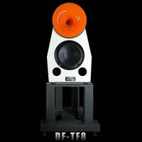 KYYSLB HIFI Fever Amplifier Speakers Morning Glory 8 Inch Two-way Large Bookshelf High Fidelity Home Audio Speaker Pair