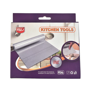 Individueller Edelstahl Kuchen Teigkratzer Schneider Bankkratzer mit Messfunktion - Product Image 5