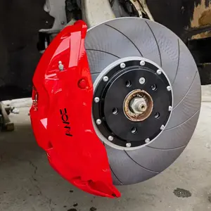 Venta caliente de alta calidad pinzas de freno Rojas personalizadas 10N 10 Kit de freno de pistón rotor flotante adecuado para Porsche Cayenne