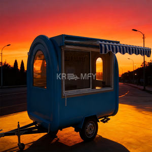2025 CE Verified <b>Small</b> Mini Truck Refrigerated Trailer Food Cart Mobile Cafeteria <b>For</b> Sale - Product Image 1