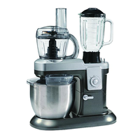Robot de cuisine professionnel de bonne qualité, batteur sur socle 3 en 1, mixeur alimentaire, blender, hachoir à viande, tout en un