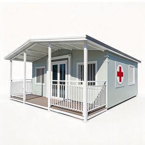 Casa Contenedor Prefabricada Expandible, <span class=keywords><strong>Edificio</strong></span> Modular de Instalación Rápida, Cabina Hospitalaria Portátil, Cabina de Oficina de Montaje Rápido para Uso de Emergencia - Product Image 2