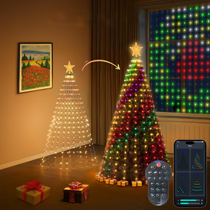 Christmas APP RC DIY Tree <b>Lights</b> RGBIC 400LED Smart Music String <b>Lights</b> Decor Addressable <b>Xmas</b> <b>Lights</b> for Indoor <b>Outdoor</b> - Product Image 5