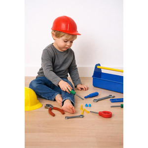 Juego de Herramientas de Construcción de Juguete de Excelente Calidad, 10 Piezas, para Niños - Product Image 1