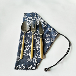 Viajes de <span class=keywords><strong>Camping</strong></span> cubiertos con algodón caso reutilizable de <span class=keywords><strong>la</strong></span> caja de almuerzo de utensilios de viaje portátil juego de plata - Product Image 1
