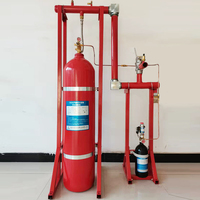 Système d'extinction d'incendie à agent nettoyant gazeux IG541 Zhishun QMH20/70-XF 70L pour salles informatiques et archives, à inondation totale