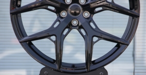 ล้ออัลลอย SHIN Forged สีดำเงาแบบกำหนดเอง ขอบเว้าลึก HF-5 ขนาด 18/19/20/21/22/23/24 นิ้ว สำหรับรถยนต์ฟอร์ด เทสลา รุ่น <span class=keywords><strong>3</strong></span>/Y/S/X - Product Image 3