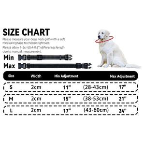 Collares para mascotas con relleno suave reflectante, nailon transpirable, logotipo personalizado, Collar de perro de nailon de seguridad ajustable - Product Image 5