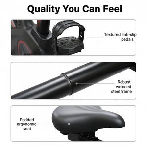Bicicleta de <span class=keywords><strong>Spinning</strong></span> con Volante Ajustable 2025 - Bicicleta Estática de Alta Resistencia para Ejercicio en Interiores y Desarrollo Muscular - Product Image 5