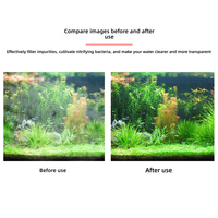 Support filtrant biologique pour aquarium : Anneaux céramiques, billes bio, maison pour bactéries pour aquarium de tortues, aquarium de poissons, filtre à débit lent, filtre à cartouche