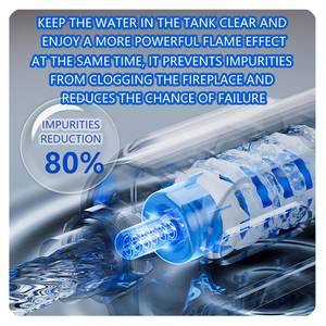 リモコン付き3D水蒸気暖炉 室内テレビ装飾 LEDプラグイン式 モダン スマート電気噴霧ユニット - Product Image 6