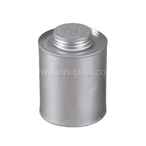 wholesale 500ml glue tin can with applicator and screw cap