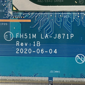 Placa Base para Portátil FH51M LA-J871P para AN515-55 SRH84 <span class=keywords><strong>Intel</strong></span> <span class=keywords><strong>I5</strong></span>-<span class=keywords><strong>10300H</strong></span> CPU N18P-G62-A1, Disco Duro IDE Reacondicionado, 100% Probado - Product Image 3