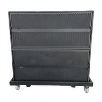 SUB 9007-AS Subwoofer dual de 21 pulgadas con amplificador clase D controlado por DSP para equipos de DJ y grandes actuaciones