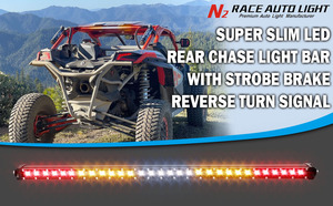 Offroad trasero Chase estroboscópica LED luz de la barra con el freno de señal de reserva para UTV ATV puede soy Maverick <span class=keywords><strong>X3</strong></span> Polaris <span class=keywords><strong>RZR</strong></span> XP 1000 - Product Image 6