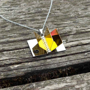 Multi Style Engraved 18K PVD Stainless Steel <b>Book</b> Locket <b>Necklace</b> | Customizable Romantic Pendant | Waterproof & Hypoallergenic - Product Image 6