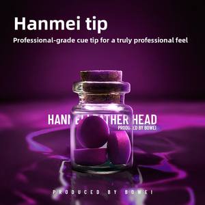 Pointe de queue à couche unique faite à la main Pro 9.5mm en cuir de vache premium anglais pour queues de billard à petite pointe - Product Image 3