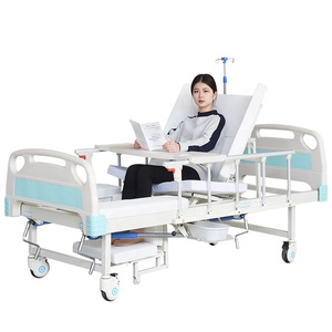 Fukuni — <span class=keywords><strong>lit</strong></span> de patients en acier, bricolage médical avec 3 fonctions réglables, pour hôpitaux, manuel, <span class=keywords><strong>prix</strong></span> disponible, usine chinoise - Product Image 2