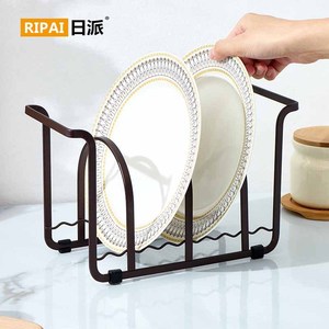 ชั้นวางจานแบบพับได้ ริปาย สำหรับวางข้างอ่างล้างจาน ชั้นวางของในครัว รูปทรงวงรี อเนกประสงค์ ไม่ต้องติดตั้ง - Product Image 3