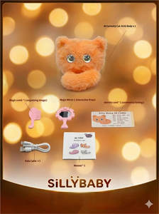 Pocket AI Plush Robot Toy Smart Voice Interactive Companion with Expressive LCD Eyes Multilingual Chat Emotional Support Gift - Product Image 5
