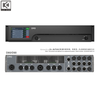 Amplificateur DSP 4 canaux de classe D haute puissance 4x2700W D90, amplificateur de subwoofer audio Hi-Fi de scène, construction métallique