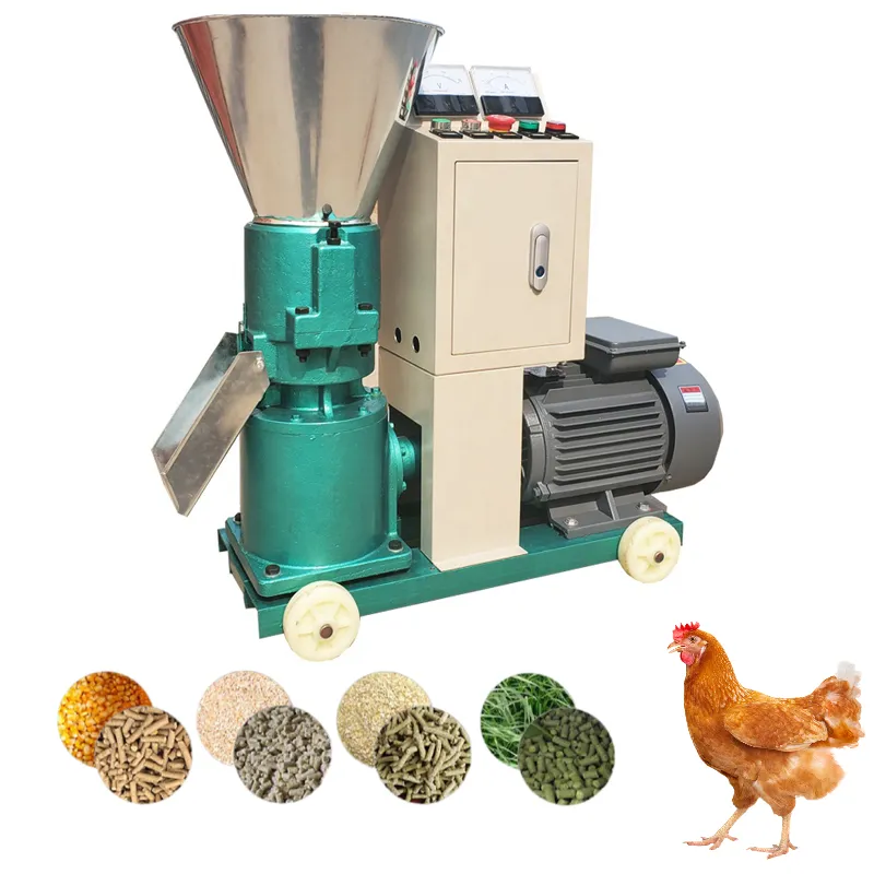 Machine de fabrication d'aliments granulés pour animaux, petite mangeoire pour volaille, vente en gros