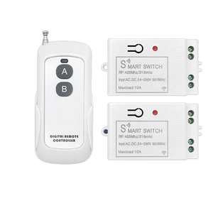 Sistema de interruptor de Control remoto inalámbrico <span class=keywords><strong>RF</strong></span> de 433 MHz DC 12V/24V 10A controlador de relé receptor y transmisor - Product Image 3