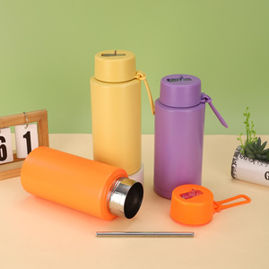 Customized 34oz 1000ml Double Wall Stainless Steel Vacuum Flask Sports Water <b>Bottle</b> for 12-24hr Thermal Insulation - Product Image 2