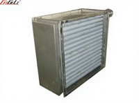 Radiateur à ailettes résistant aux acides pour la récupération de chaleur des gaz de combustion, permettant de réduire la consommation d'énergie des groupes électrogènes et la récupération des gaz usagés