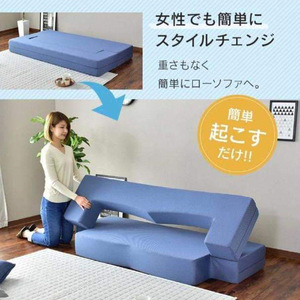 <b>Foldable</b> Convertible <b>Sofa</b> <b>Bed</b> Foam Filling Multifunctional For Small Apartments And Living Room Use - Product Image 2