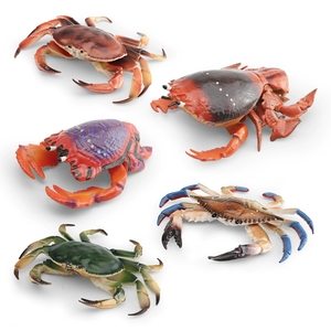 Modelo de Cangrejo Marino Simulado, Juguetes Cognitivos para Niños, Cangrejo de Tres Ojos, Cangrejo Caballito de Mar, Ranina, Juguetes Decorativos - Product Image 1