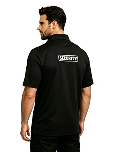 Camiseta Polo de <span class=keywords><strong>Seguridad</strong></span> de Secado Rápido Personalizada OEM, Uniforme de Guardia con Estampado de <span class=keywords><strong>Seguridad</strong></span>, Ropa de Trabajo de Manga Corta para Verano - Product Image 6