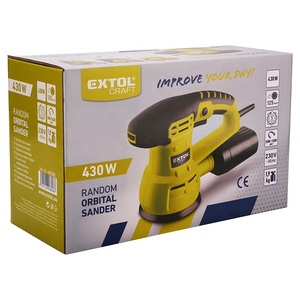 407202 EXTOL 125MM 430W High Efficient Portable Electric <strong>Palm</strong> Corded Orbital <strong>Sander</strong> Rotary <strong>Sander</strong> with Dust Box - Product Image 6